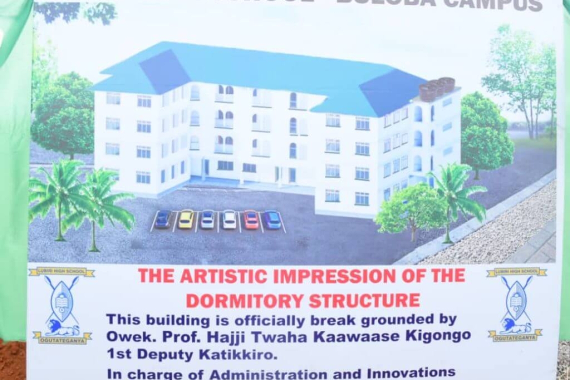 Buganda launches girls’ dormitory project at Lubiri High School Buloba